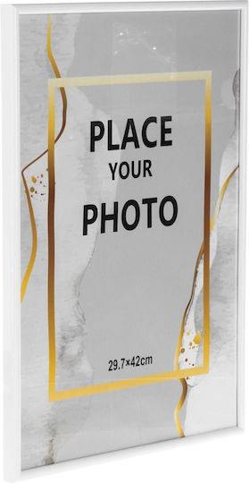 Wandmontage Kunststoff Fotorahmen mit Weißem Rahmen