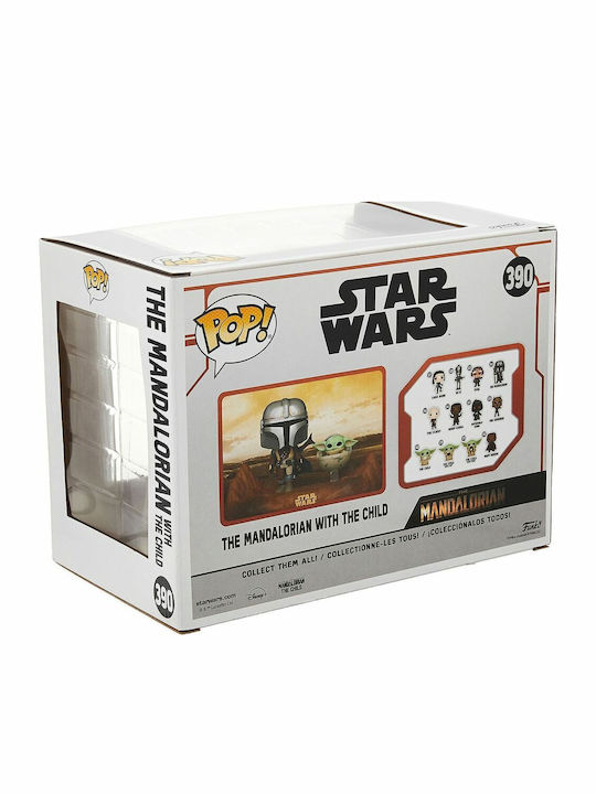 Funko Pop! Filme: Star Wars: The Mandalorian - Mandalorian & Child 390 Bobble-Head