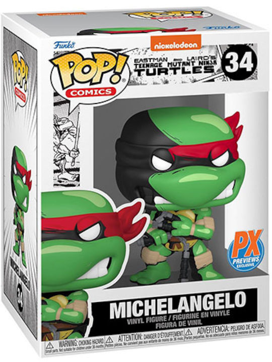 Funko Pop! Comics: Michelangelo Special Edition 6τμχ Funko Pop! Comics: Michelangelo Special Edition 6τμχ