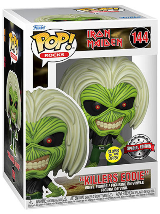 Funko Pop! Rocks: Killers Eddie Glows in the Dark Special Edition Funko Pop! Rocks: Killers Eddie Glows in the Dark Special Edition