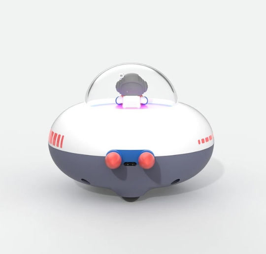 Mobility On Board Cosmo Bubbly Night Light Ηχείο Bluetooth με Διάρκεια Μπαταρίας έως 4 ώρες Λευκό
