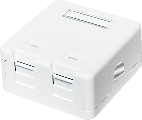 Equip Priză De Rețea Externă Single RJ45 Albă 125122
