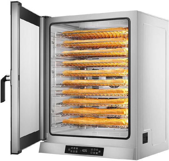 Digital Convection Oven with Humidifier 10 Positions (600x400mm) or GN 1/1 - Alfa 1035e1hds