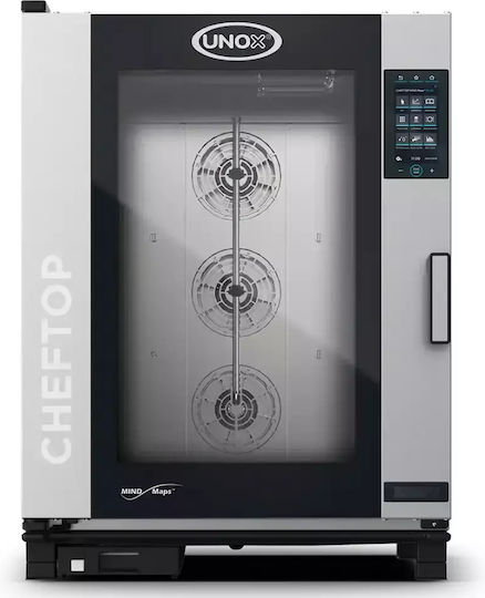 Unox ChefTop XEVC Φούρνος Υγραερίου με Ατμό 35kW 1021-GPRM