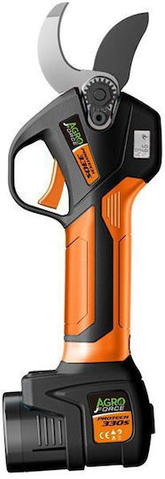 Agroforce Protech-330S Pruning Shears Battery Brushless 16.8V 2x2.6Ah with Maximum Cutting Diameter 34mm