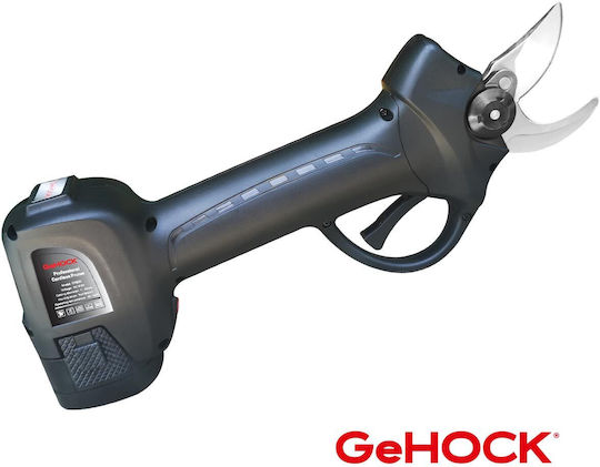 GeHock Pruning Shears Battery 16.8V 2x2.6Ah with Maximum Cutting Diameter 30mm in Carrying Case