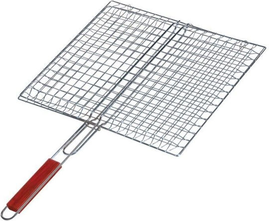 Lianos Διπλή Ανοξείδωτη Σχάρα Ψησίματος 45x37εκ.