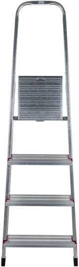 Krause Leiter Aluminium mit 3+1 Stufen