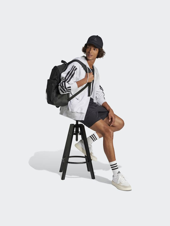 adidas Classic School Bag Backpack Elementary, Elementary Black with Water Bottle Holder 20Liters