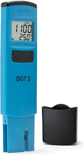 Hanna DiST-3 EC Wasserqualitätsmesser mit Messfunktion für EC | pH | Temperatur