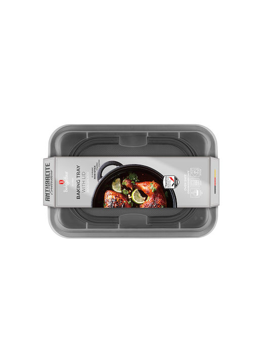Berlinger Haus Plastic Lunch Box Gray 36.5x24.5cm