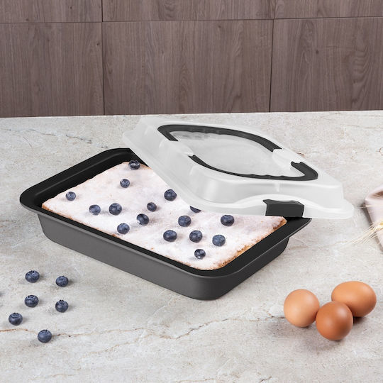 Berlinger Haus Plastic Lunch Box Gray 36.5x24.5cm
