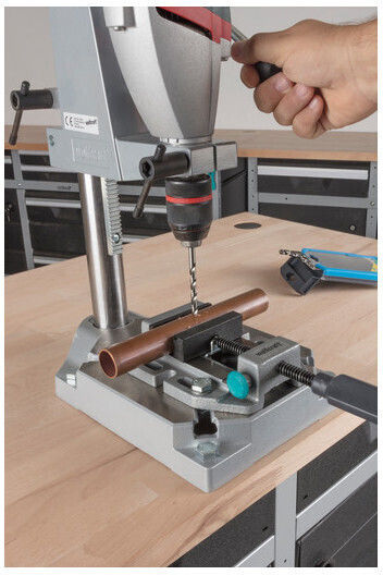 Wolfcraft Fixed Drill Press Vise Made of Steel with Maximum Opening 85mm