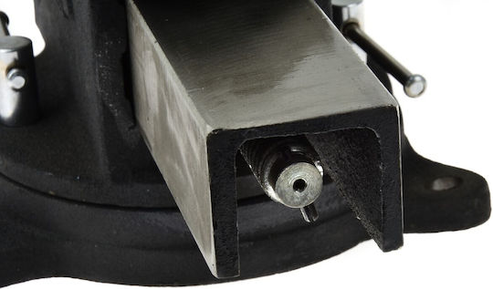 Tvardy Rotating Vise Mechanical made of Steel with Maximum Opening 127mm