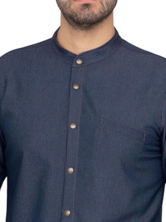 Giblor's Long Sleeve Work Shirt Blue