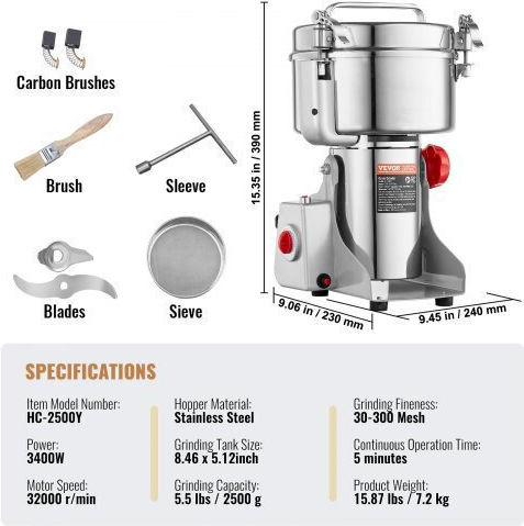 Vevor Multi Cutter Machine 240mm