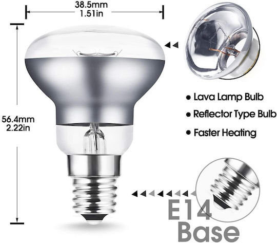 Special Type Lamp Lava Lamp Reflector Lamp 40W for Socket E14