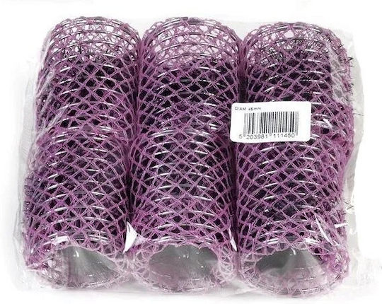 Hair Tools Haarwickler Drahtgitter-Roller 45mm in Rosa Farbe 6 Stück