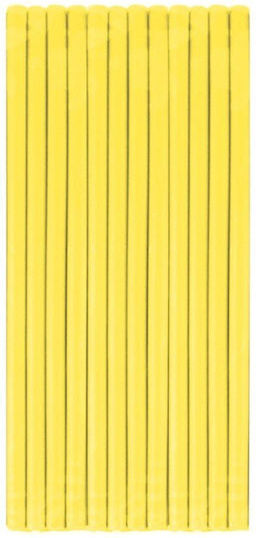 Dafnis Ρόλεϊ Εύκαμπτο Large 10mm σε Κίτρινο Χρώμα 12τμχ