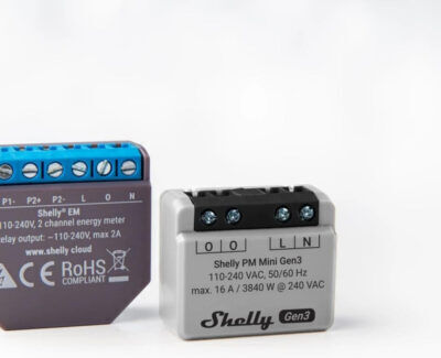 Shelly PM Mini Gen3 Smart Switch 1 Καναλιού Wi-Fi, Bluetooth & RF 16A (με Ουδέτερο)