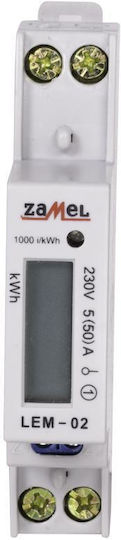 Zamel Digital Electric Panel Meter Rail Single Phase EXT10000033