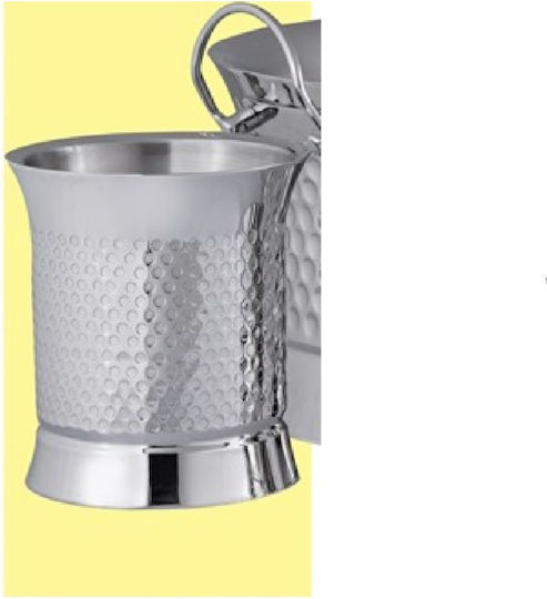 Ready Обикновени шампанско Inox с Размери 17x17x18см