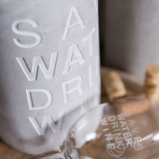 Raeder Save Water with Dimensions 13.5x13.5x21cm