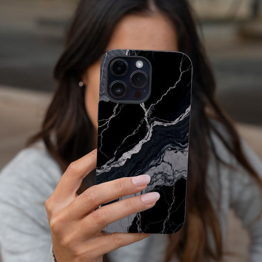 Калъф Sonique Marble Series за Motorola Moto G85 5G Черен 02