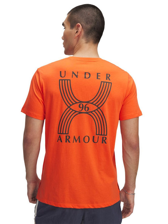 Under Armour Ua Run 96 T-shirt Γκρι