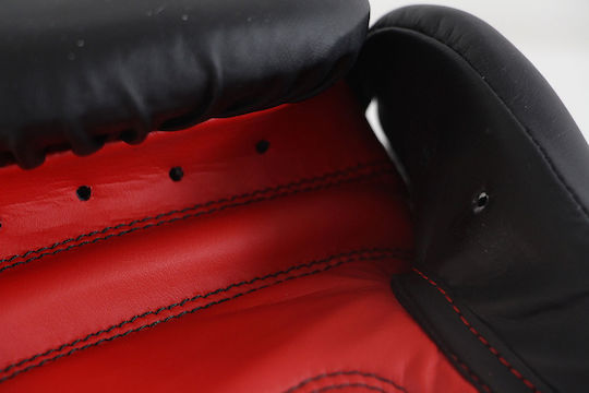 adidas Hybrid Mănuși de Box din Piele Sintetică pentru Competiție Negre
