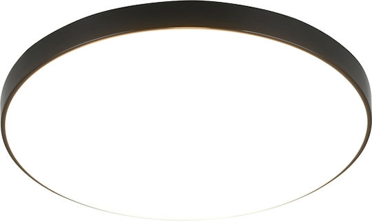 Trio Lighting Πλαφονιέρα Οροφής Μπάνιου Μαύρη