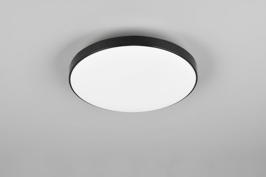 Trio Lighting Πλαφονιέρα Οροφής Μπάνιου Μαύρη