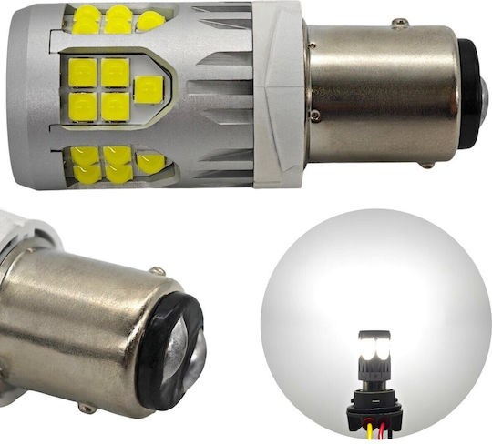 Λάμπα Αυτοκινήτου P21/5W / DRL Canbus LED 5500K Ψυχρό Λευκό
