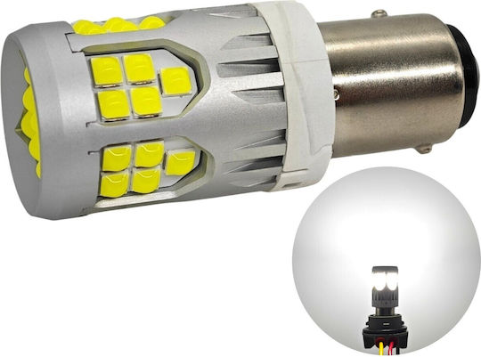 Λάμπα Αυτοκινήτου P21/5W / DRL Canbus LED 5500K Ψυχρό Λευκό