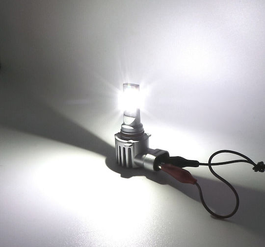 Лампи Автомобила H12 / DRL Canbus LED 5000К Хладно бяло 9-30V / 30V 2бр