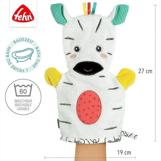 Fehn Baby-Badehandschuh Weiß 1Stück