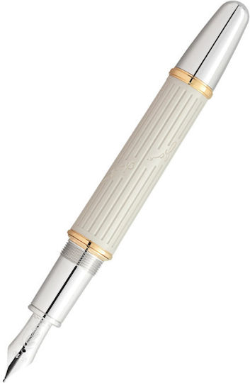 MontBlanc Πένα Γραφής Μπεζ με Μπλε Μελάνι