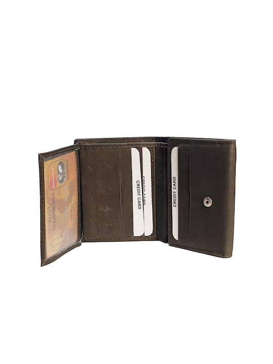 Men's Leather Wallet with RFID Brown