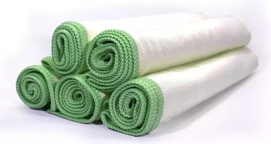 Maxshine Cloth Microfiber Cleaning / Drying for Windows Car 300gsm Green 40x40cm