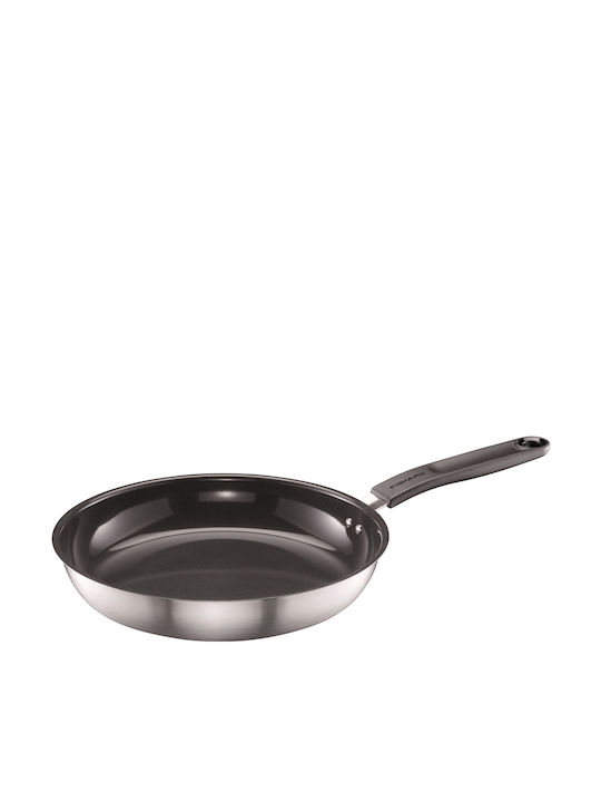 Fiskars Tigaie Cu capac din Oțel cu Strat Ceramic 26cm
