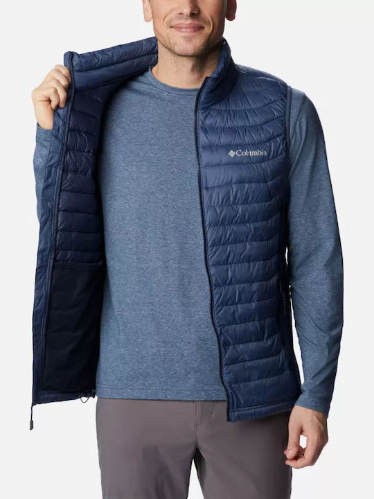 Pass Hybrid Sleeveless Jacket Navy