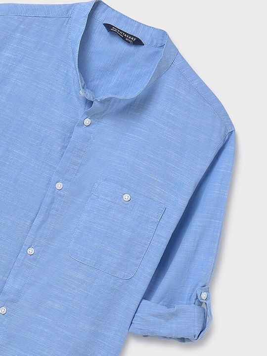 Kids Shirt Long Sleeve Light Blue