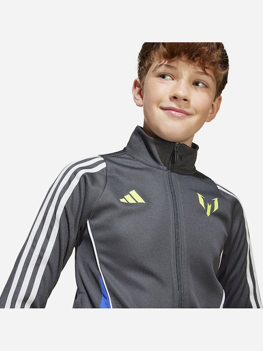 Athletic Kids Cardigan Gray Messi
