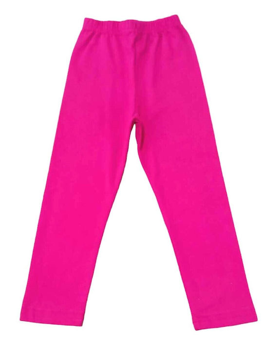 Kinder Leggings Lang Fuchsie