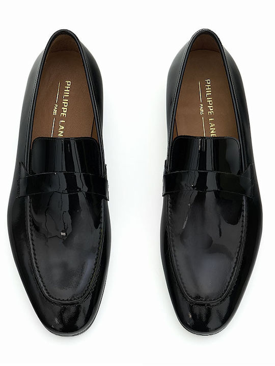 Δερμάτινα Ανδρικά Loafers σε Μαύρο Χρώμα