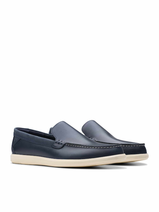 BRATTON LOAFER Δερμάτινα Ανδρικά Loafers σε Μπλε Χρώμα