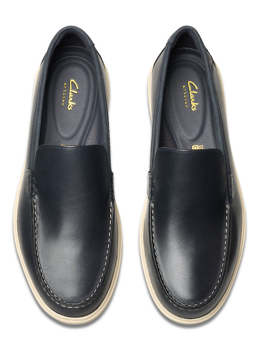 BRATTON LOAFER Δερμάτινα Ανδρικά Loafers σε Μπλε Χρώμα