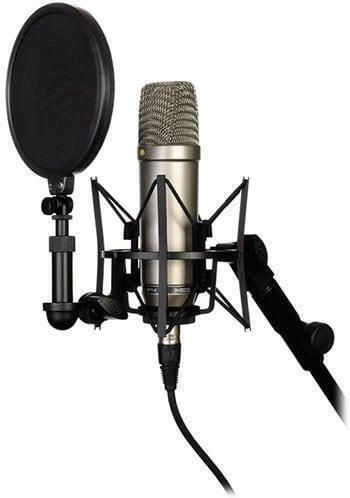 Rode SM-6 Mikrofon Berg Antikräftungsbasis mit Pop-Filter