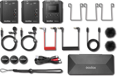 Godox WMicS2 Μικροφώνου Compact 2-Person Wireless Microphone System