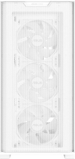 Asus A21 PLUS TG Gaming Midi Tower Κουτί Υπολογιστή με Πλαϊνό Παράθυρο και RGB Φωτισμό Λευκό